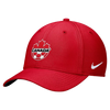 Nike Soccer Canada Rise Swoosh Stretch-Fit Hat - Red
