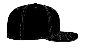 Vancouver Canucks New Era 59FIFTY Skate Logo Pro Fit Hat - Black on Black