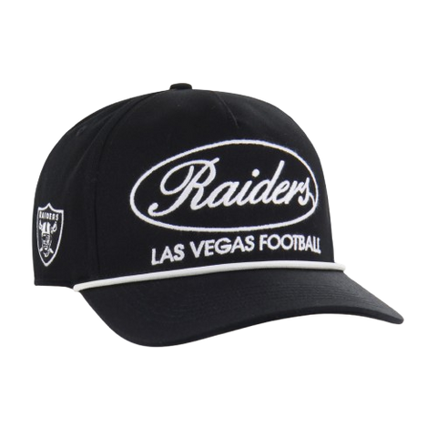 Las Vegas Raiders '47 Rope Foundational Hitch Hat - Black