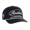 Las Vegas Raiders '47 Rope Foundational Hitch Hat - Black