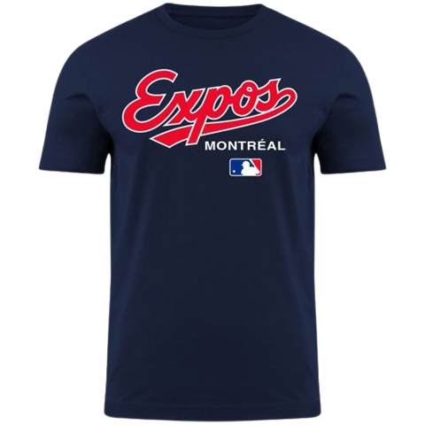 Montreal Expos MLB Bulletin T-Shirt - Navy