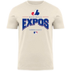 Montreal Expos MLB Line Drive Bulletin T-Shirt - Cream