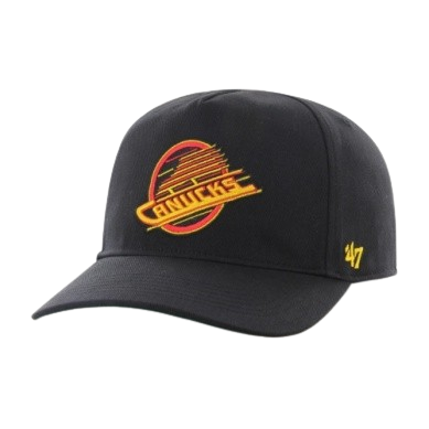 Vancouver Canucks '47 Brand Skate Logo Golden Age Hitch Hat - Black