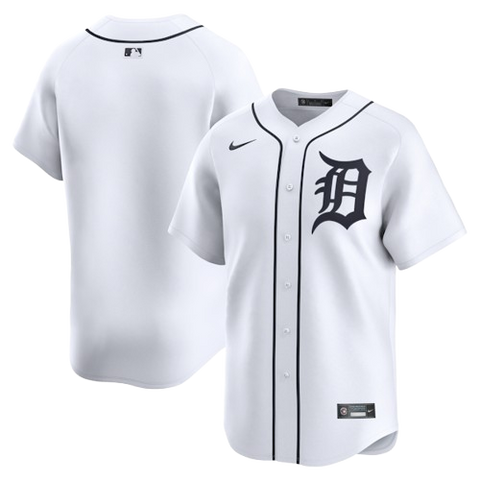 Detroit Tigers Nike Limited Home Jersey - White