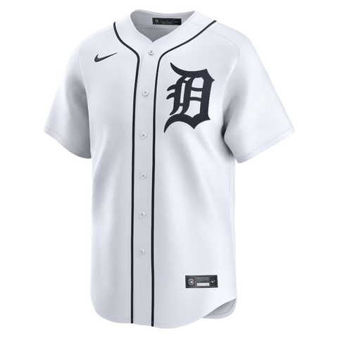 Detroit Tigers Nike Limited Home Jersey - White