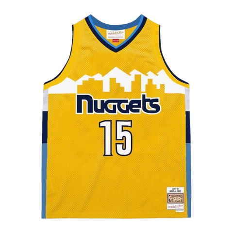 Mitchell & Ness Vintage Denver Nuggets Nikola Jokic Jersey ('17/'18) - Yellow