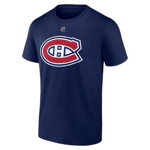Montreal Canadiens Ivan Demidov #93 Player Tee - Navy