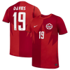 Nike Youth Fit Alphonso Davies World Cup 2026 Home Jersey  - Red