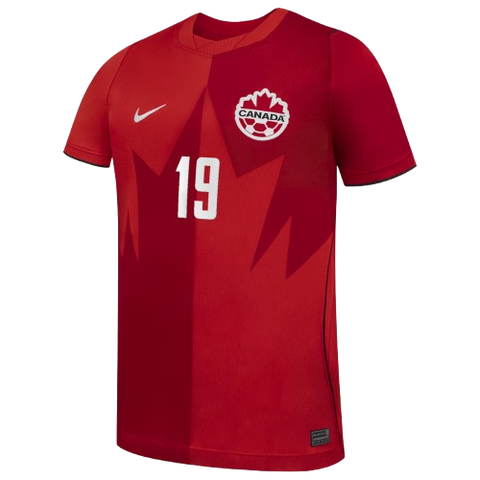 Nike Youth Fit Alphonso Davies World Cup 2026 Home Jersey  - Red