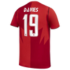 Nike Youth Fit Alphonso Davies World Cup 2026 Home Jersey  - Red