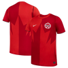 Nike Youth Fit Soccer Canada World Cup 2026 Home Jersey  - Red