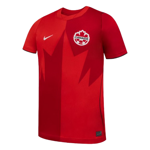 Nike Youth Fit Soccer Canada World Cup 2026 Home Jersey  - Red