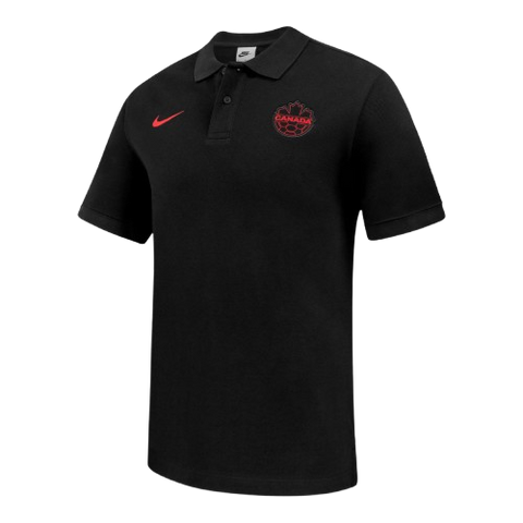 Nike Soccer Canada Matchup Polo T-Shirt - Black