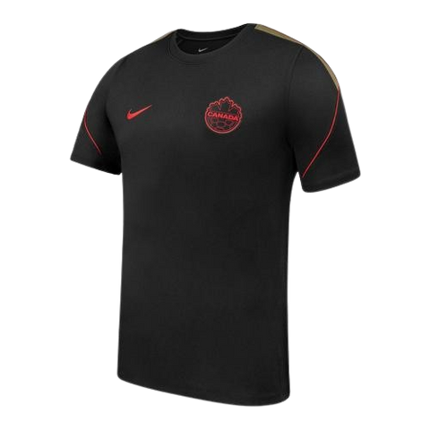 Nike Men's World Cup 2026 Soccer Canada Training Strike T-Shirt - Black