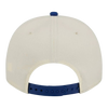 Toronto Blue Jays New Era 9FIFTY A-Frame Snapback Tri-Logo Hat - Cream & Blue