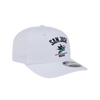 San Jose Sharks New Era 9SEVENTY Snapback - White
