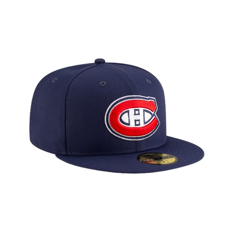 Montreal Canadiens New Era 59FIFTY Pro Fit Hat - Navy