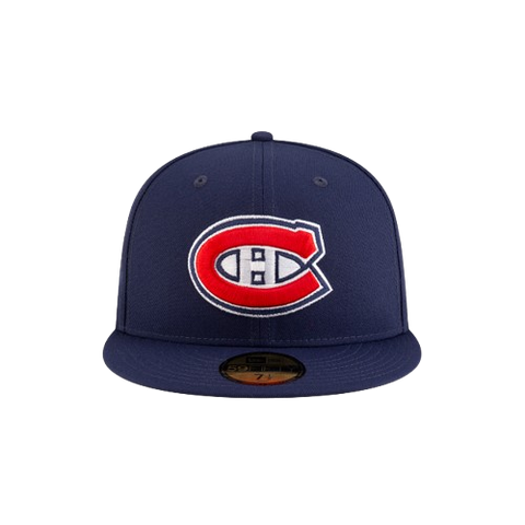 Montreal Canadiens New Era 59FIFTY Pro Fit Hat - Navy