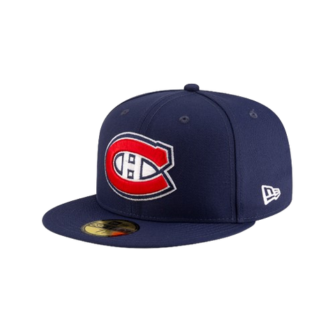 Montreal Canadiens New Era 59FIFTY Pro Fit Hat - Navy