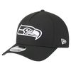Seattle Seahawks New Era 9 FORTY M-Crown Hat Snapback - Black & White