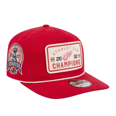 Detroit Red Wings New Era 19TWENTY Adjustable Hat- 2002 Champions