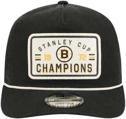 Boston Bruins New Era 19TWENTY Adjustable Hat- 1972 Champions