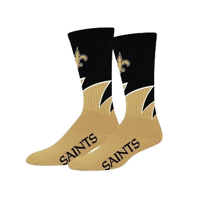 New Orleans Saints Socks Men's Size 10-13