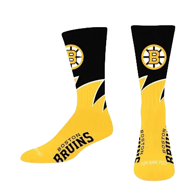 Boston Bruins Socks Men's Size 10-13