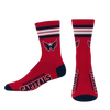 Washington Capitals Striped Socks Men's Size 10-13