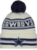 Dallas Cowboys New Era Cuffed Knit Toque with Pom – Cream