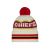 Kansas City Chiefs New Era Cuffed Knit Toque with Pom – Cream