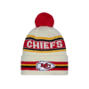 Kansas City Chiefs New Era Cuffed Knit Toque with Pom – Cream