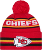 Kansas City Chiefs New Era Cuffed Knit Toque with Pom – Red
