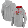San Francisco 49ers Fanatics Label Maker Pullover Hoodie - Gray