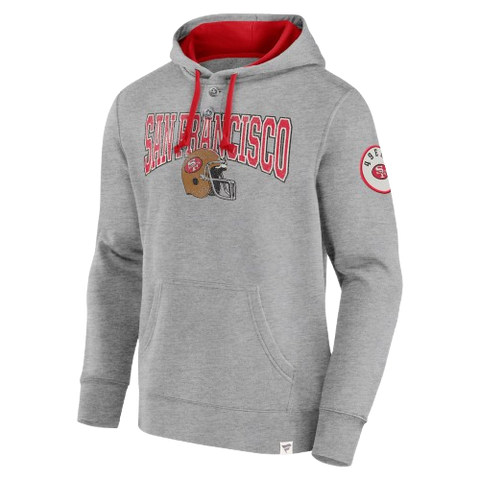 San Francisco 49ers Fanatics Label Maker Pullover Hoodie - Gray