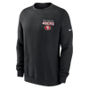 San Francisco 49ers Nike Draw Block Club Pullover Sweatshirt - Black