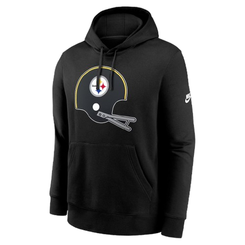 Pittsburgh Steelers Nike Helmet Pullover Hoodie - Black