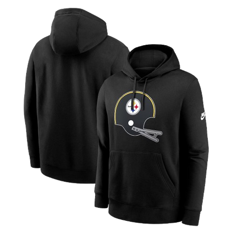 Pittsburgh Steelers Nike Helmet Pullover Hoodie - Black