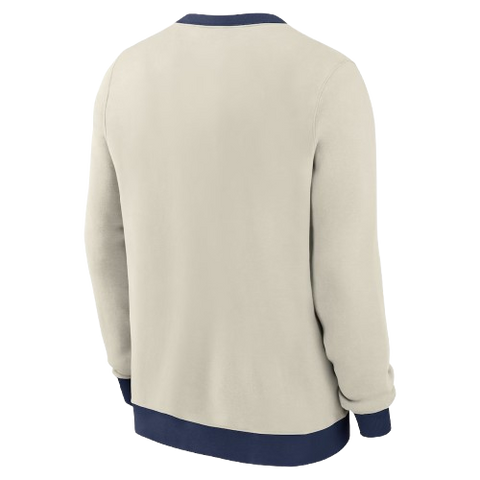 New York Yankees Nike Cooperstown Collection Pullover Sweatshirt - Cream