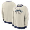 New York Yankees Nike Cooperstown Collection Pullover Sweatshirt - Cream