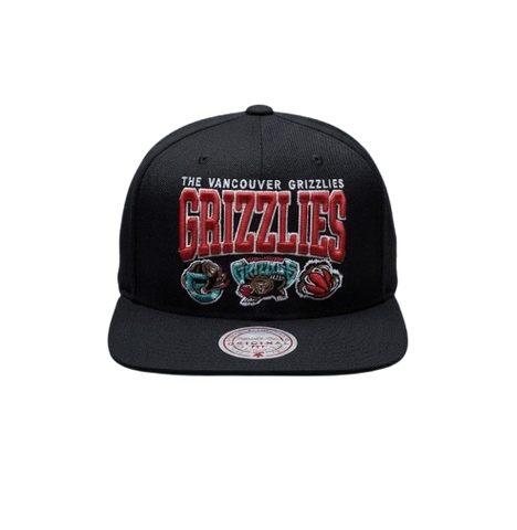 Vancouver Grizzlies Mitchell & Ness Snapback - Trio Logo