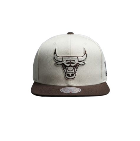 Chicago Bulls Mitchell & Ness Snapback - Brown