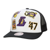 Los Angeles Lakers Mitchell & Ness Foam Trucker Snapback