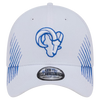 Los Angeles Rams New Era 39THIRTY Active Stretch Fit - White