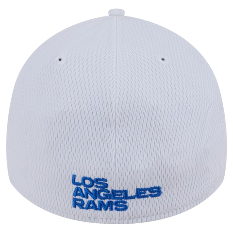 Los Angeles Rams New Era 39THIRTY Active Stretch Fit - White