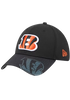 Cincinnati Bengals New Era 39THIRTY Visor Hit Stretch Fit - Black
