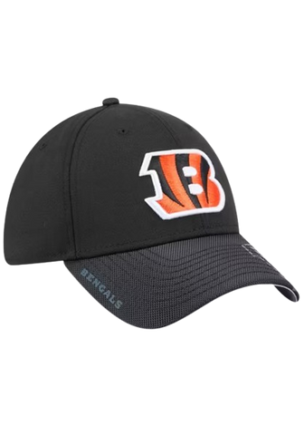 Cincinnati Bengals New Era 39THIRTY Visor Hit Stretch Fit - Black