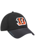 Cincinnati Bengals New Era 39THIRTY Visor Hit Stretch Fit - Black