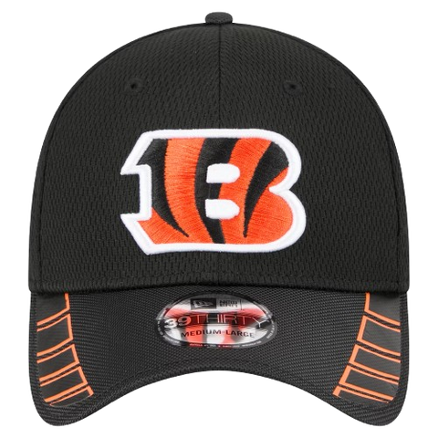 Cincinnati Bengals New Era 39THIRTY Visor Hit 2.0 Stretch Fit - Black