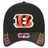 Cincinnati Bengals New Era 39THIRTY Visor Hit 2.0 Stretch Fit - Black